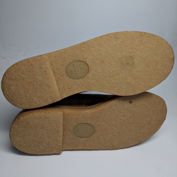 SOLD Chanel 17k Tan and Black Suede Boots - Picture 2 of 8